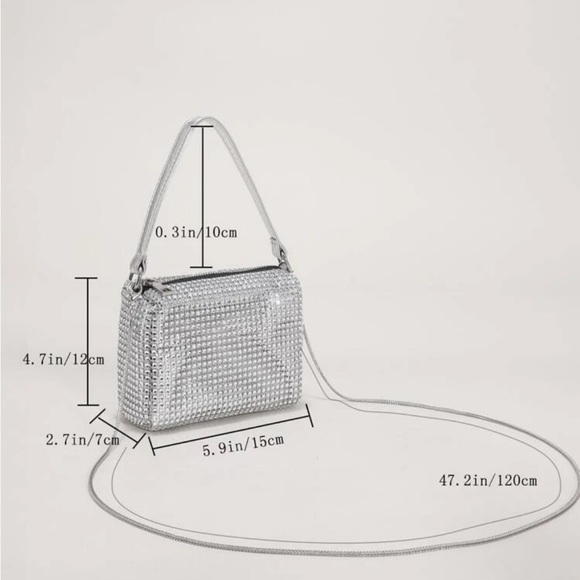 Rhinestone purse - Picture 2 of 4